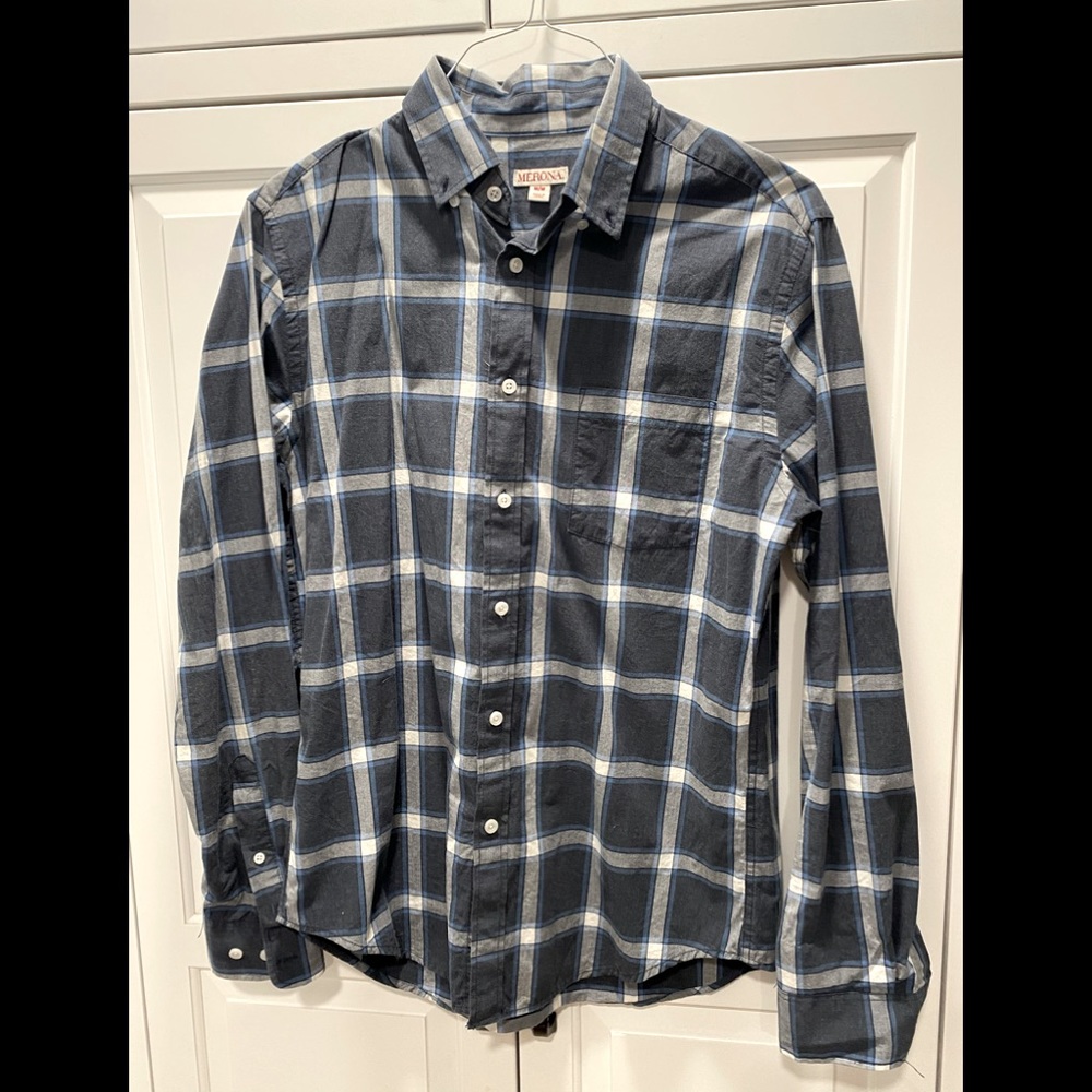 Mens Merona dress shirt size M